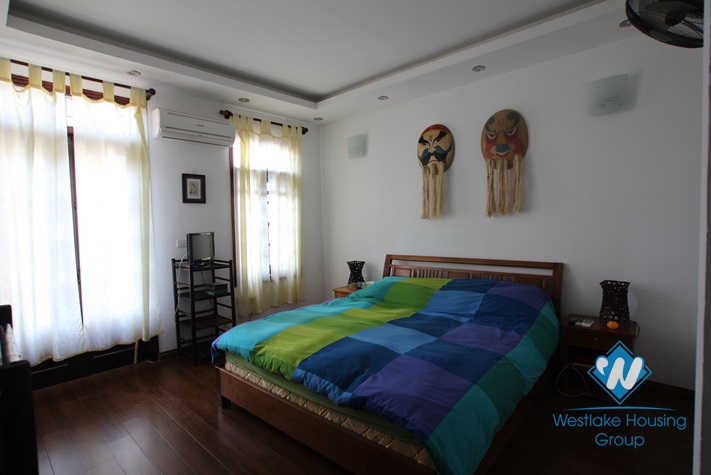 Cosy house with yard available for rent in To Ngoc Van street, Tay Ho, Hanoi- fully furnished.